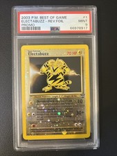 2003 POKEMON BEST OF GAME PROMO #1 ELECTABUZZ-REVERSE FOIL PSA 9 on eBay