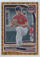 2024 Panini Stars and Stripes Orange 8/75 Brady Bickham #144 2o7