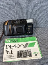 Fuji DL-400 TELE 35mm 70mm Point  Shoot Film Camera Untested