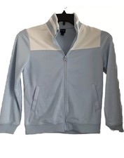 Art Class Kids Light Blue Zip Up Jacket Sz Medium Pockets