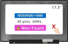 17.3" LCD Screen for HP ZBOOK Fury 17 G8 FHD 30pin Non-Touch Display