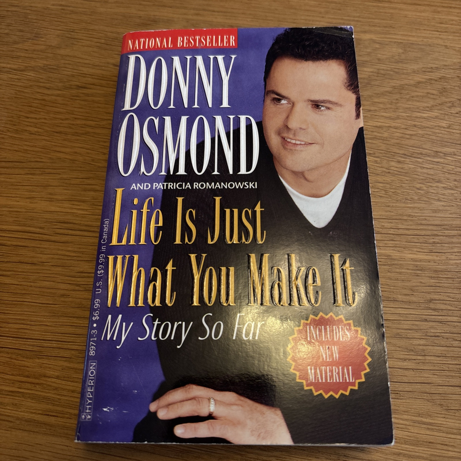 Life is Just What You Make it by Donny Osmond (Paperback, 2000) FREE POSTAGE
