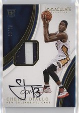 2016-17 Panini Immaculate Rookie 52/99 Cheick Diallo #115 Patch Auto 16uo