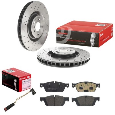 brembo BREMSSCHEIBEN 375mm + BELÄGE VORNE passend für W166 X166 GLE GLS GL M