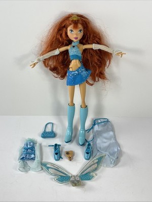 Winx Club Bloom Pixie Magic 2004 Mattel With Wings used pls read + Club Dance