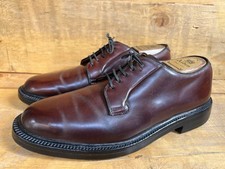 Nettleton Shell cordovan 0199 Traditionals Plain Toe Blucher Burgundy Size US 9D