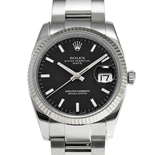 Rolex Oyster Perpetual Deito 2010 115234 Automatic 34mm Black Dial #WW390