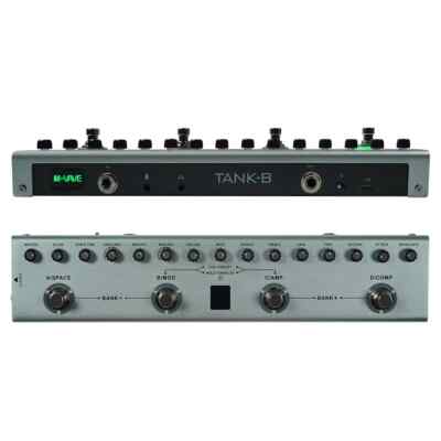 M-VAVE Tank-B BASS Pedal Rechargeable 36 Presets 9 Preamp Slots 8 IR Cab Slot