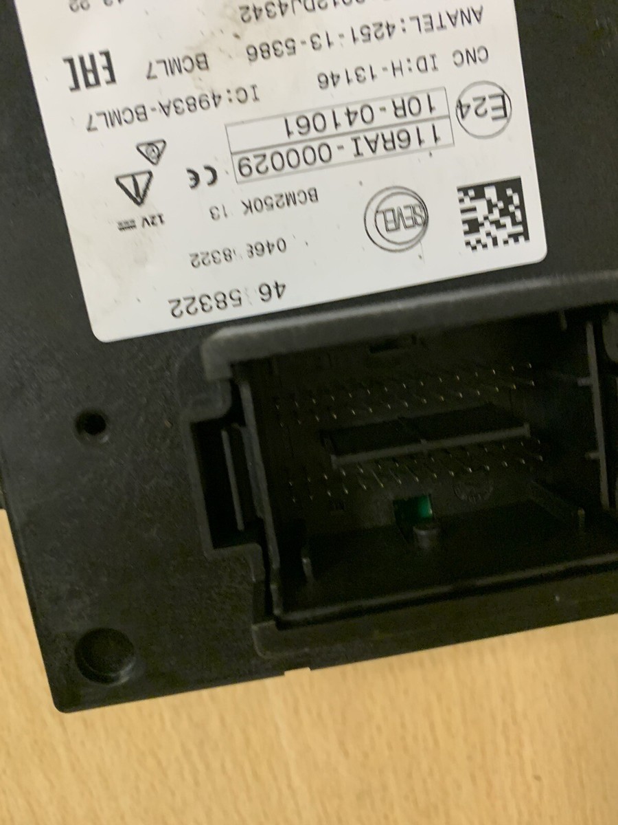 PEUGEOT BOXER ECU SET-46858322/42015358/1394436080 | eBay 