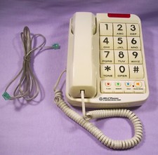 Northwestern Bell Big Button Plus Corded Phone 20200 Braille Large Numbers L K 