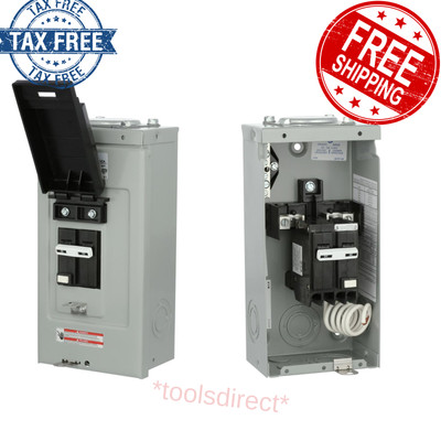 Breaker Spa Tub Panel 50 Amp 2-Circuit Spa Panel Self Test GFCI