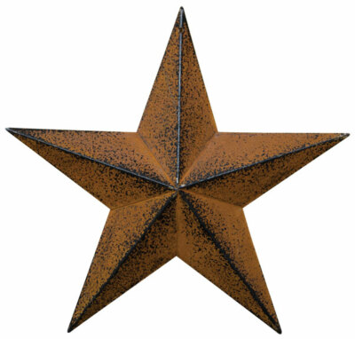 Metal Country Antique Barn Star Country Primitive Star Wall Décor 18'' 