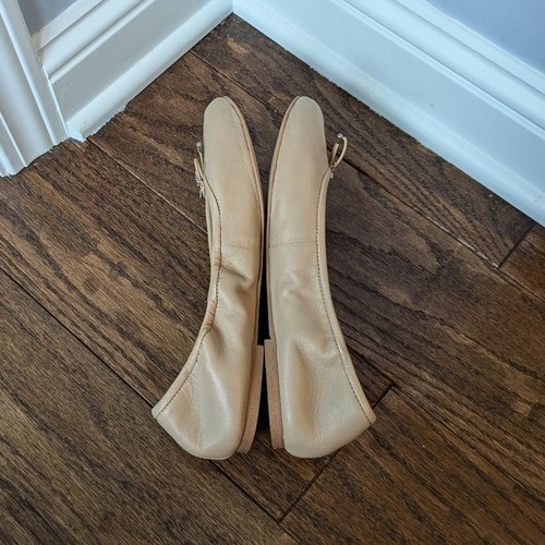 Sam Edelman Women's Felicia Nude Leather Ballet Flats Size 8W Wide - Picture 7 of 10