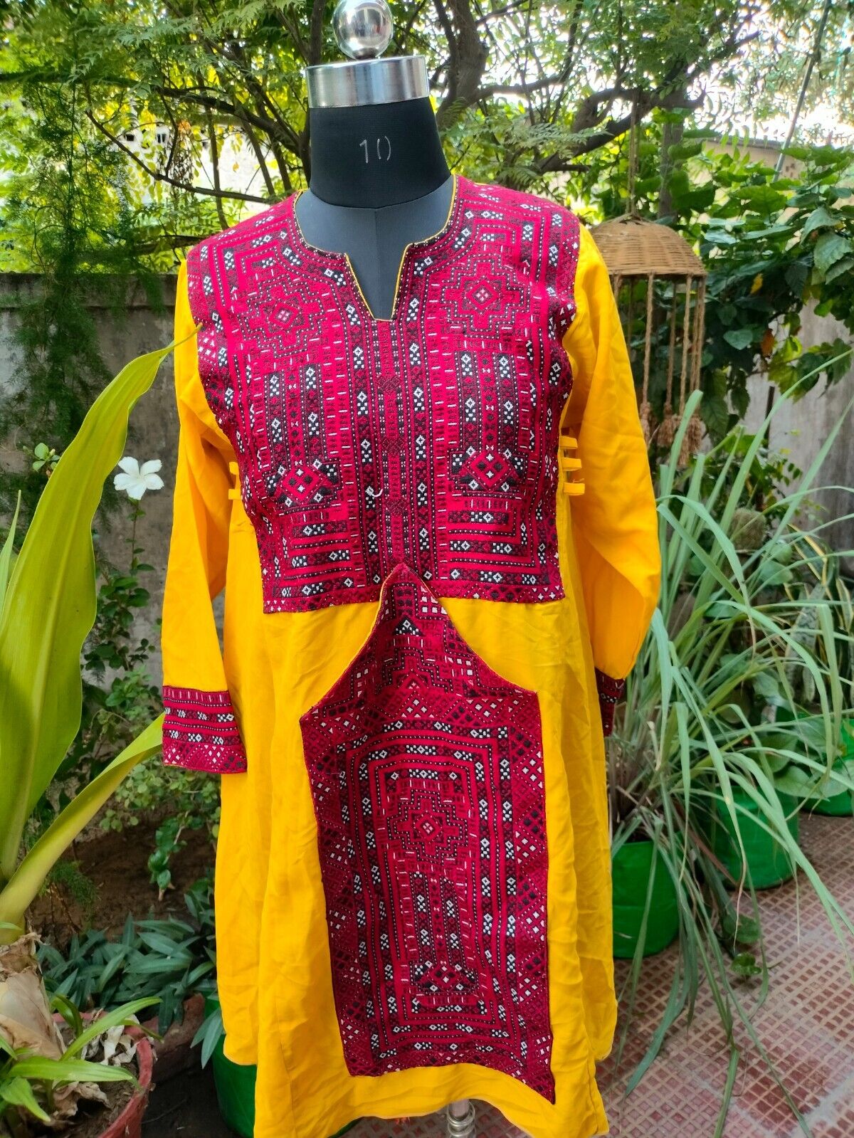 Afghan handmade dress, boho style Dress, Vintage … - image 1