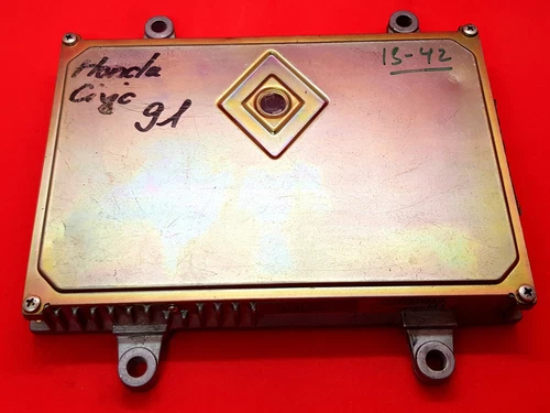 ECU UNIT CONTROL MOTOR HONDA CIVIC 1988 37820-PM5-X80 USED OEM (IS-42) - Picture 5 of 5