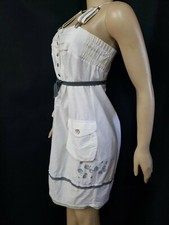 2026 deux mille vingt six PARKER ARTSY Contemporary Womens White Dress Sz 1 #CB8