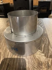 6” x 4” Stainless Steel Stove Pipe Reducer/increaser 6" to 4" or 4" to 6"