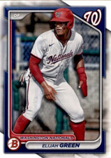 LOT OF 20 2024 BOWMAN BASE PAPER  PROSPECT BP72 ELIJAH GREEN  NATIONALS