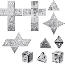 Therwen 5 Pieces Welding Practice Kit Steel 16 Gauge Dice Welding Coupons DIY Eq