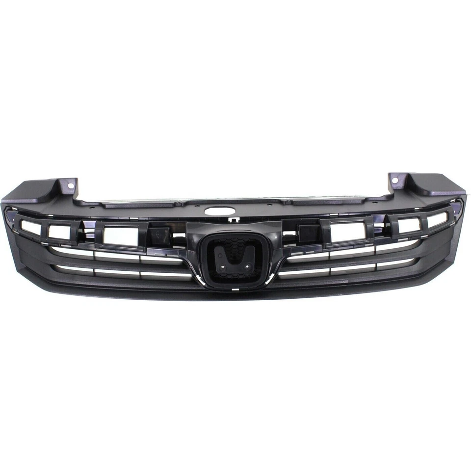 New Front Grille Assembly Black Plastic Fits 2012 Honda Civic 1.8L HO1200206 Foto 2 de 4