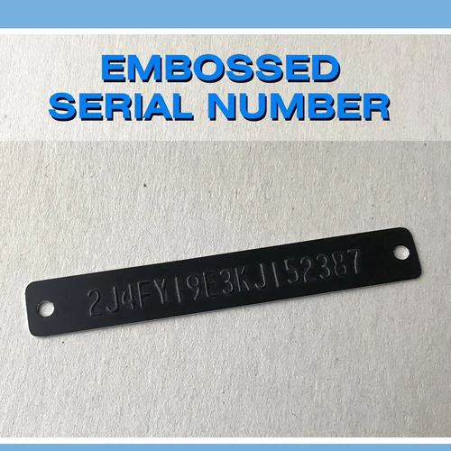UNIVERSAL TO USE BLACK PLATE TAG DATA