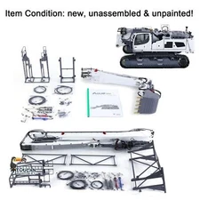 LESU 1:14 RC Metal Hydraulic Demolition Excavator LR960 Digging Arm DIY KIT Gift