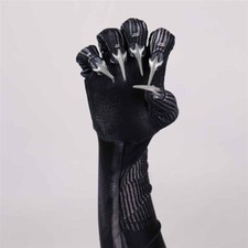 1PAIR lack Panther Gloves Claws Cosplay Costume Props Adult/Kid Wearable Marvel