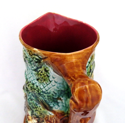 Antique Large Majolica Pitcher by Mouzin, Belgium - Picture 8 of 13