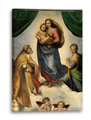 Kunstdruck Raphael - Sixtinische Madonna