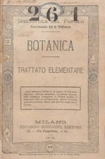 Botanica. Trattato elementare. AA.VV.. 1878. .