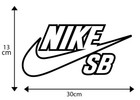 X2 Nike SB Outline stickers - Nike SB- two sizes available 
