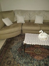 divano angolare usato in tessuto 