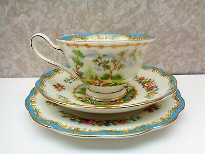 Vintage Royal Albert Bone China 3 Pc Set Chelsea Bird Vintage Royal Albert Bone China 3 Pc Set Chelsea Bird