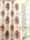 THE PIONEER WOMAN 72” BREEZY BLOSSOM Dainty Applique Dot Accent Shower Curtain