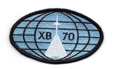 North American XB-70 Valkyrie USAF Supersonic NASA SAC Experimental Bomber Patch