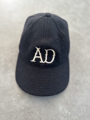 AD Vintage wool new era HAT Navy Blue Classy Prep