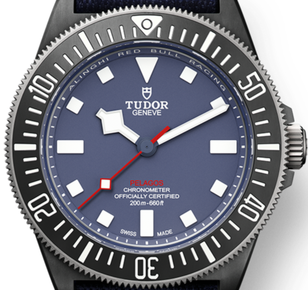 Tudor Pelagos FXD Alinghi Red Bull Blue dial strap Limited 42