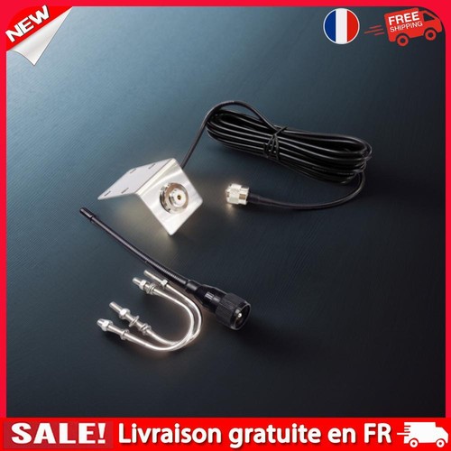 Antenne VHF Marine Longue Portée - Fréquence 156-163 MHz, Connecteur