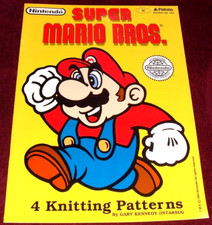 SUPER MARIO BROS. - GARY KENNEDY / INTARSIA - 4 KNITTING PATTERNS DK