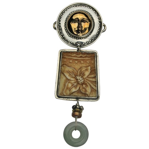 HSN Jade of Yesteryear Stainless Steel Multicolor Jade  display picture 1