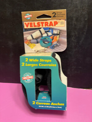 Velstrap 2 Wide Straps 36''x2'' Adjustable Hook & Loop   New Sealed