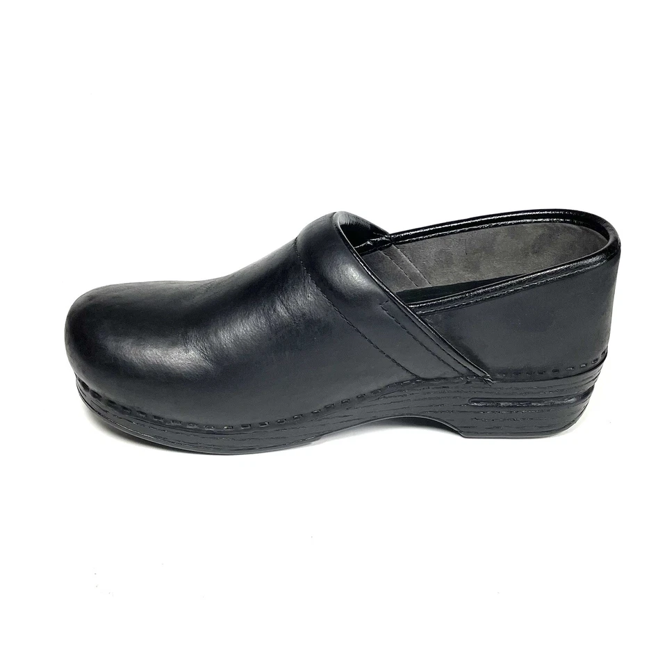 Dansko XP Shoes Women’s 42 US 11.5-12 Black Clogs Leather Nursing Comfort - Image 4 of 4