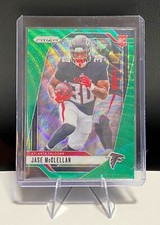 2024 Panini Prizm - Jase McClellan #342 Green Wave Prizm (RC)