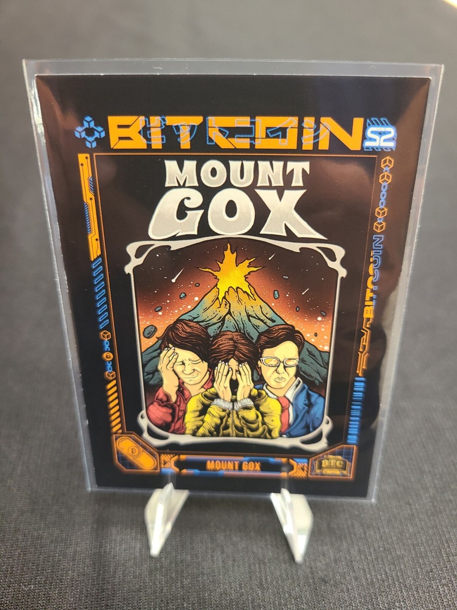 BTC Bitcoin Trading Cards Fud Busters #14 MT. GOX