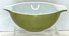 Vtg Pyrex #443 Verde Avocado Green Cinderella Nesting Mixing Bowl 2 1/2 Qt USA