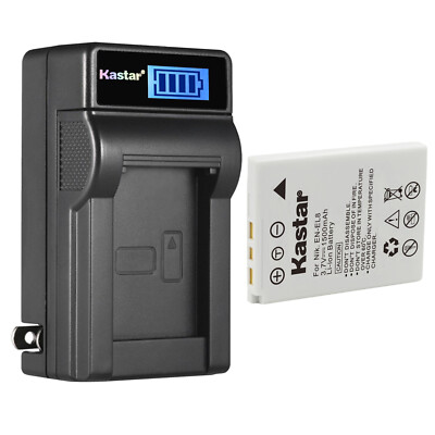 Kastar 2-Pack Battery and AC Wall Charger Replacement for Nikon En-el8 Enel8 Battery, Nikon Mh-62 Charger, Nikon Coolpix P1 P2 S1 S2 S3 S4 S5 S6 S7