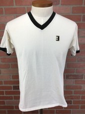 Vintage 90s NIKE V Neck Short Sleeve T Shirt Made in USA Adult Medium