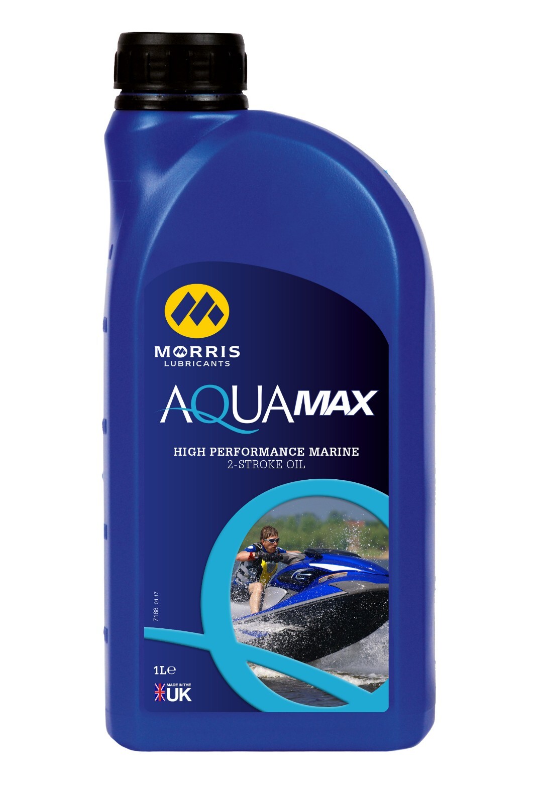 Morris 1ltr Aqua Max 2 Stroke Oil - Marine Outboard / Jet Ski Oil API NMMA TC-W3