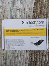 Startech PEXUSB3S42V 4 Port PCI Express PCIE USB 3.0 Card Adapter W 2 5GBPS