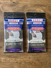 (2) 2015 Panini Prizm Baseball Cello packs 15 Cards Red White Blue Baez RC Rare